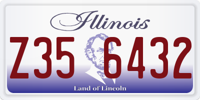 IL license plate Z356432