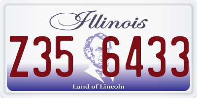 IL license plate Z356433
