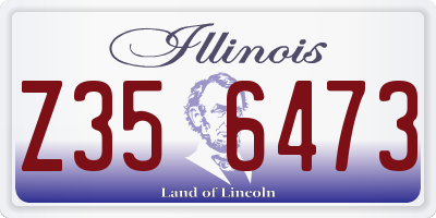 IL license plate Z356473
