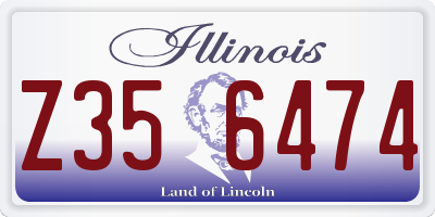 IL license plate Z356474