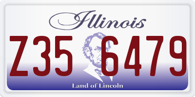 IL license plate Z356479
