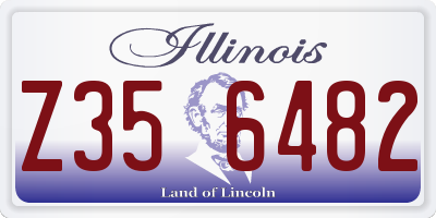 IL license plate Z356482