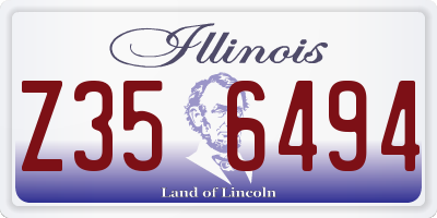 IL license plate Z356494