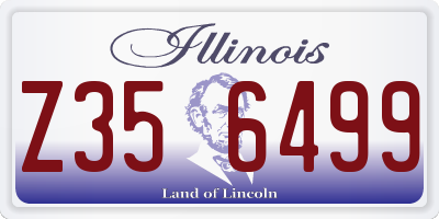 IL license plate Z356499