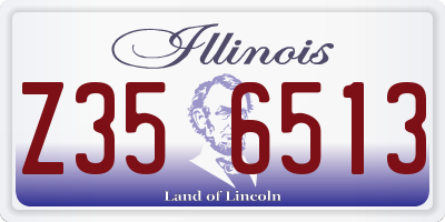 IL license plate Z356513