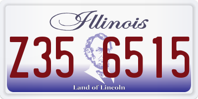 IL license plate Z356515