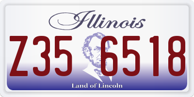 IL license plate Z356518