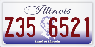 IL license plate Z356521