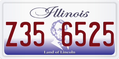 IL license plate Z356525