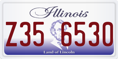 IL license plate Z356530