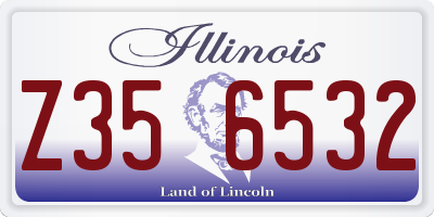 IL license plate Z356532