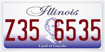 IL license plate Z356535