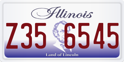 IL license plate Z356545