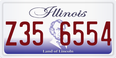 IL license plate Z356554