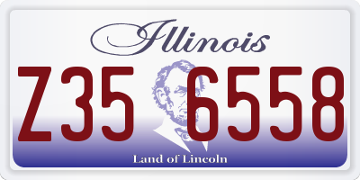 IL license plate Z356558