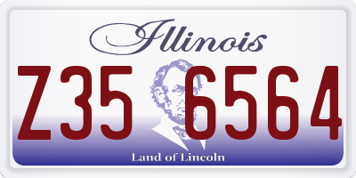 IL license plate Z356564