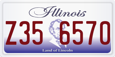 IL license plate Z356570