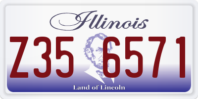 IL license plate Z356571