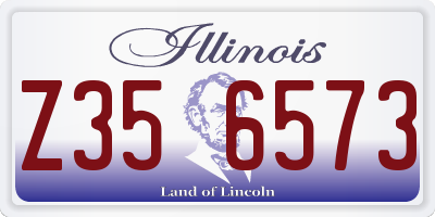 IL license plate Z356573