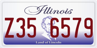IL license plate Z356579
