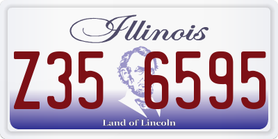 IL license plate Z356595