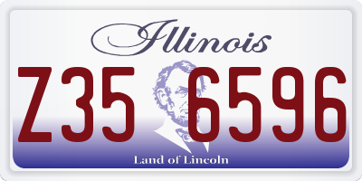 IL license plate Z356596