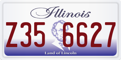 IL license plate Z356627