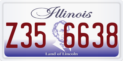 IL license plate Z356638