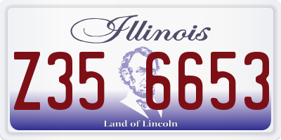 IL license plate Z356653