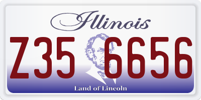 IL license plate Z356656