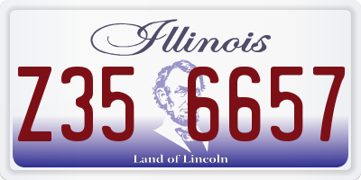 IL license plate Z356657