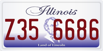 IL license plate Z356686
