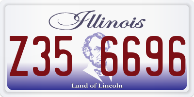 IL license plate Z356696