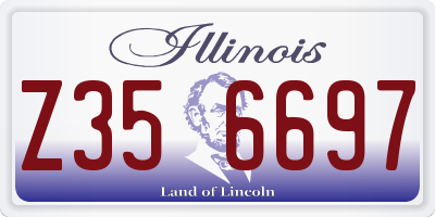 IL license plate Z356697