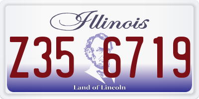 IL license plate Z356719