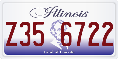 IL license plate Z356722