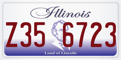 IL license plate Z356723