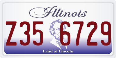 IL license plate Z356729