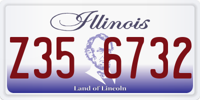 IL license plate Z356732