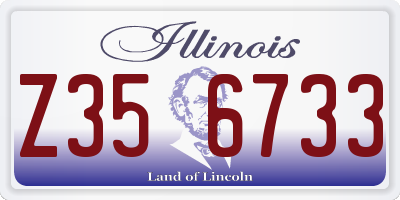 IL license plate Z356733