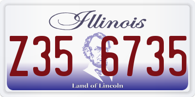 IL license plate Z356735
