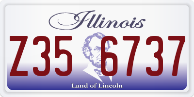 IL license plate Z356737