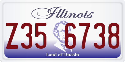 IL license plate Z356738
