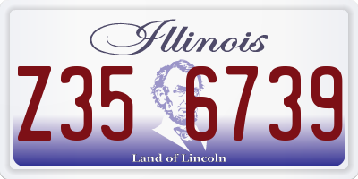 IL license plate Z356739