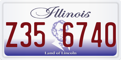 IL license plate Z356740