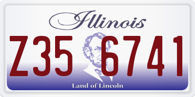 IL license plate Z356741