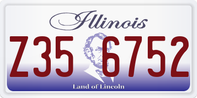 IL license plate Z356752