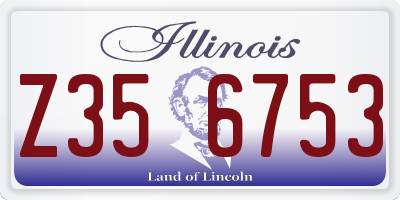 IL license plate Z356753