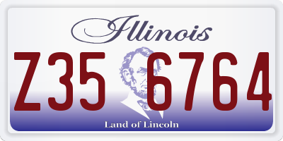 IL license plate Z356764