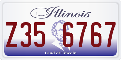 IL license plate Z356767